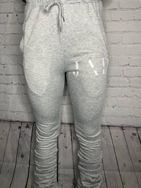 Gray Stacked Sweats