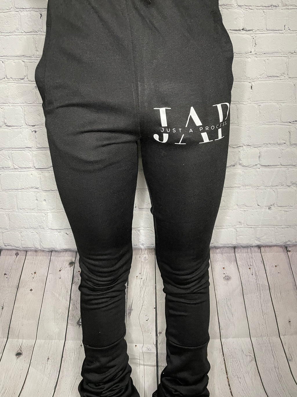 Black Stacked Sweats