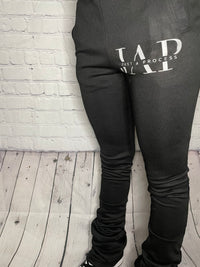 Black Stacked Sweats